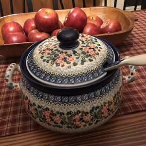 Polish stoneware soup tureen
